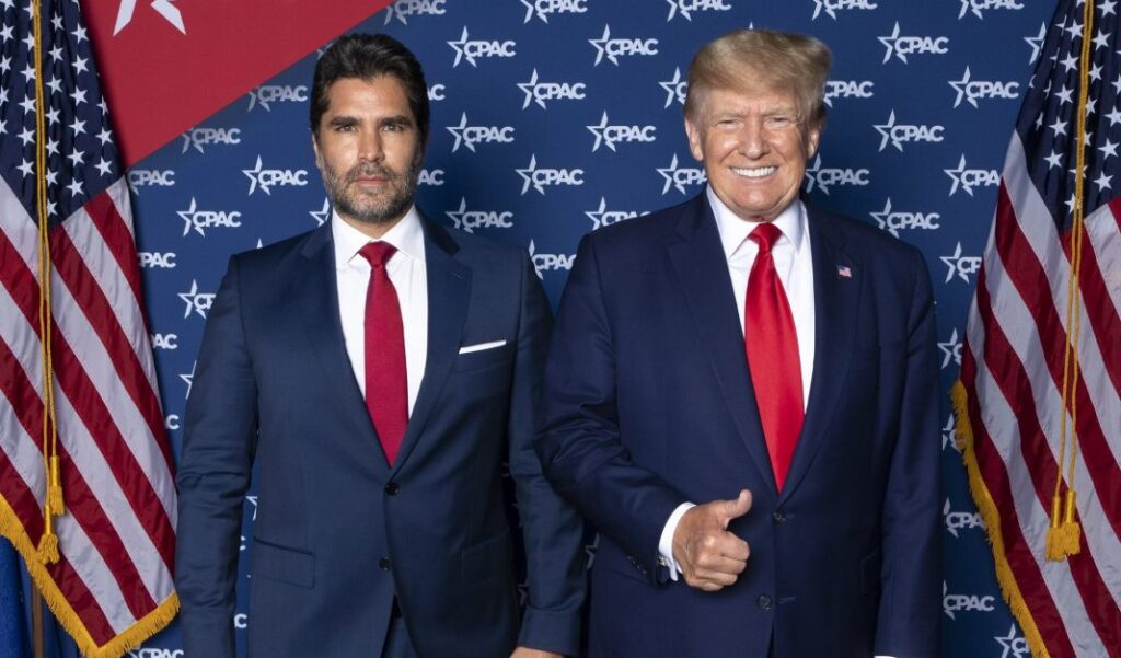 Eduardo with Trump